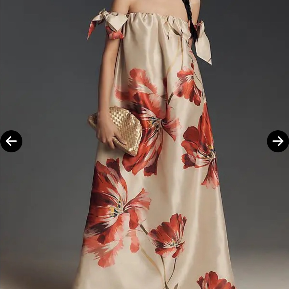 Hutch Off-Shoulder Iris Maxi Dress